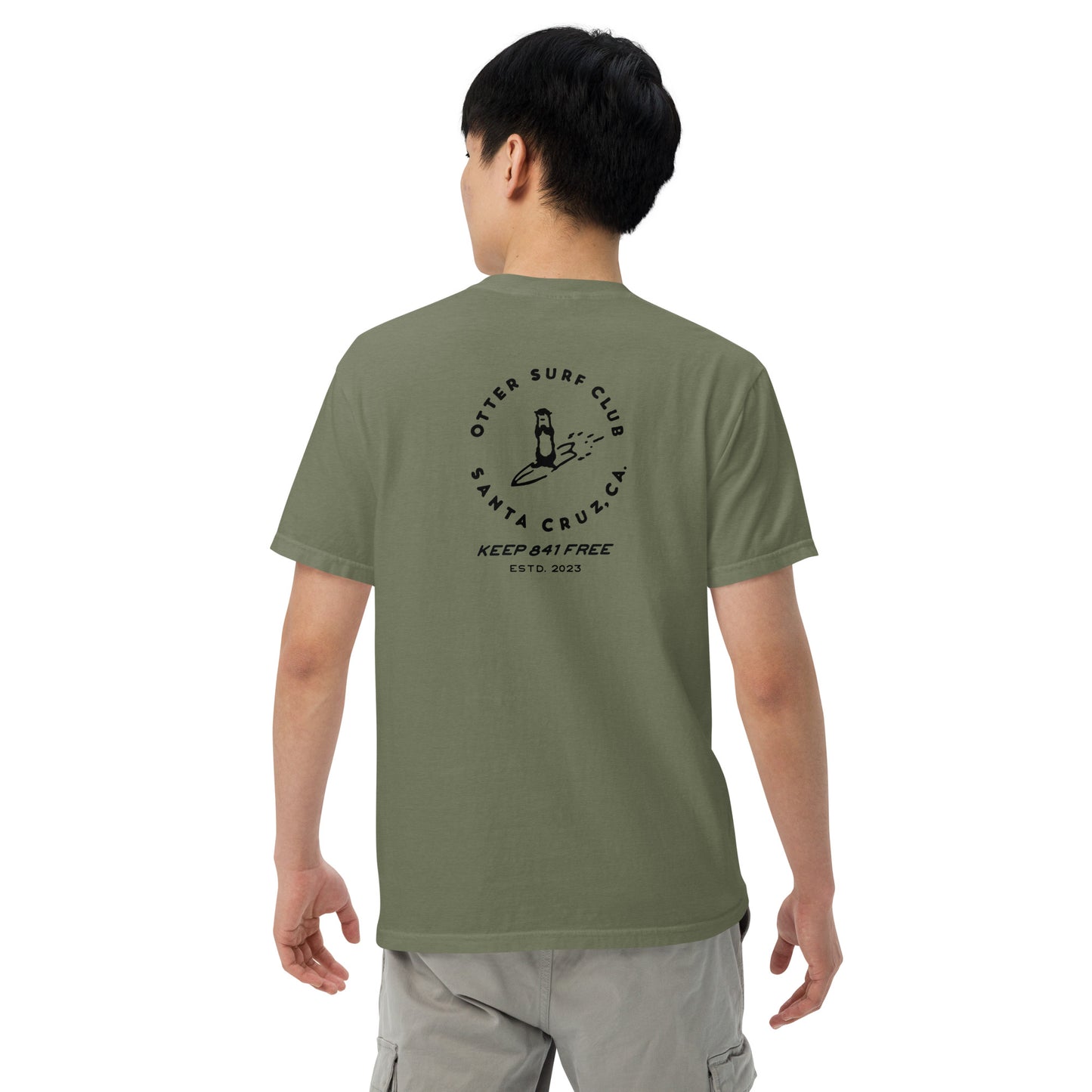 Otter 841 Surf Club garment-dyed heavyweight t-shirt