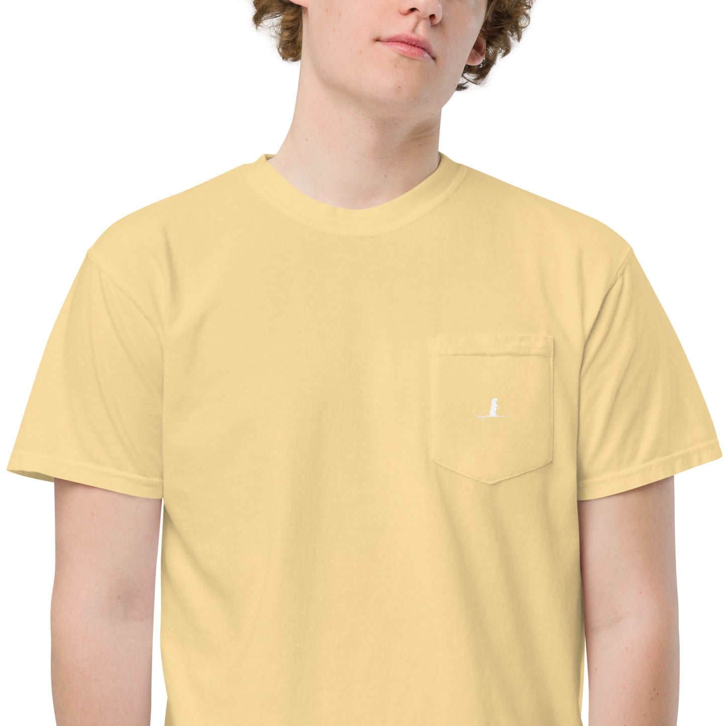 OTTER 841 Logo Unisex garment-dyed pocket t-shirt
