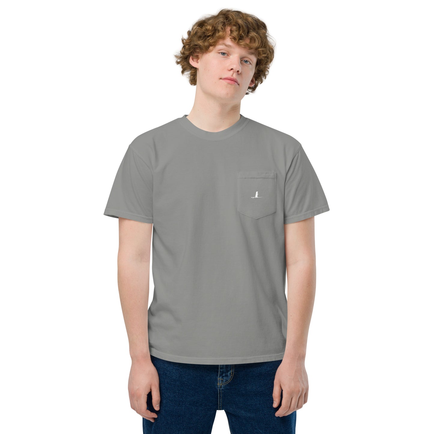 OTTER 841 Logo Unisex garment-dyed pocket t-shirt