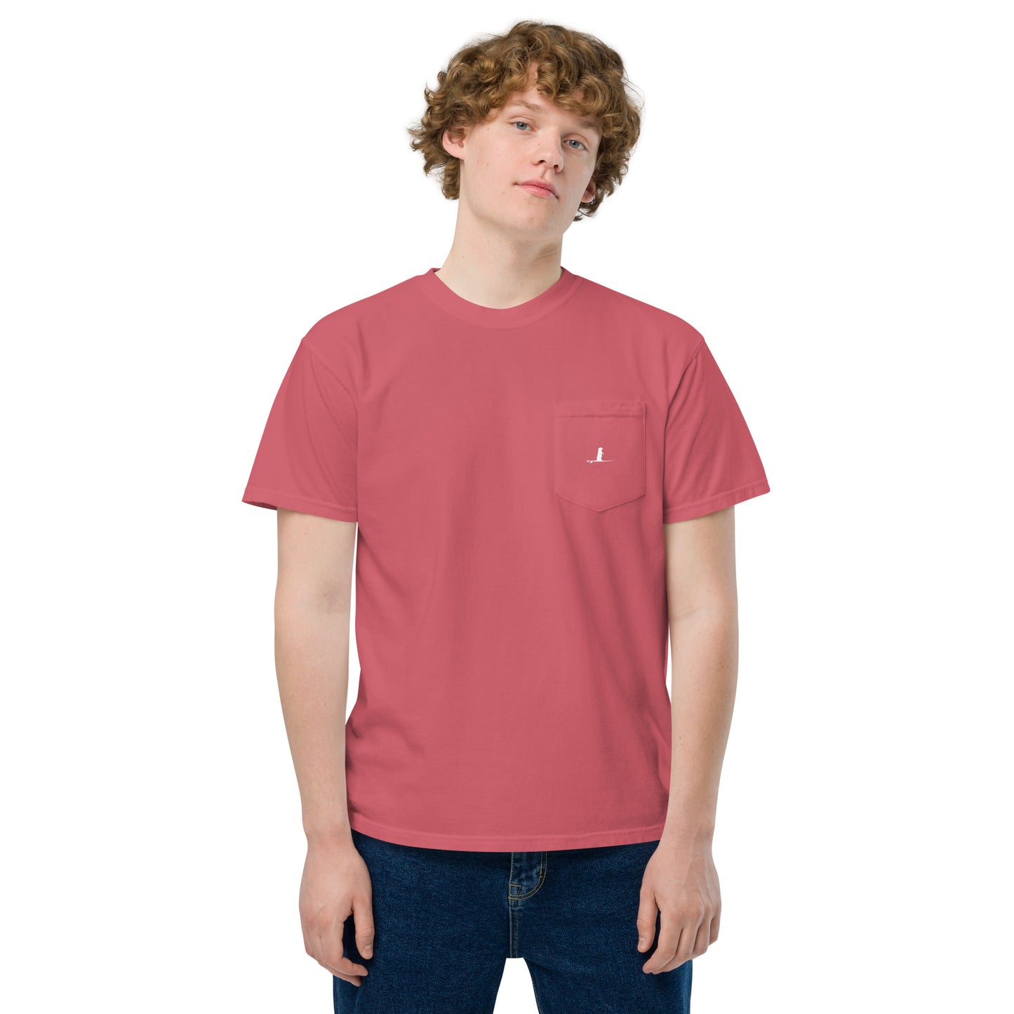 OTTER 841 Logo Unisex garment-dyed pocket t-shirt