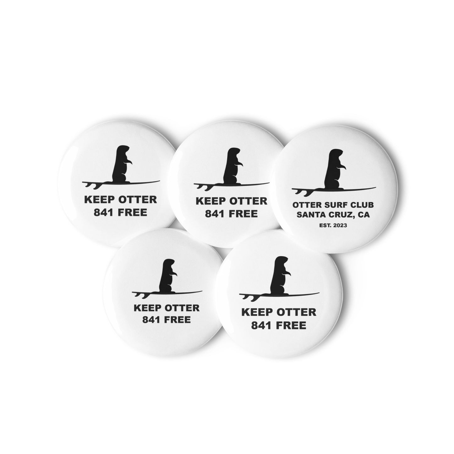 Keep Otter 841 Free Set of pin buttons