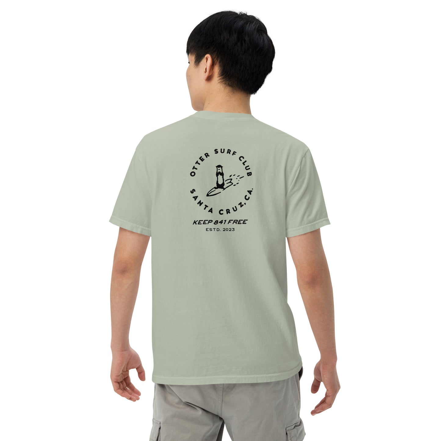 Otter 841 Surf Club garment-dyed heavyweight t-shirt