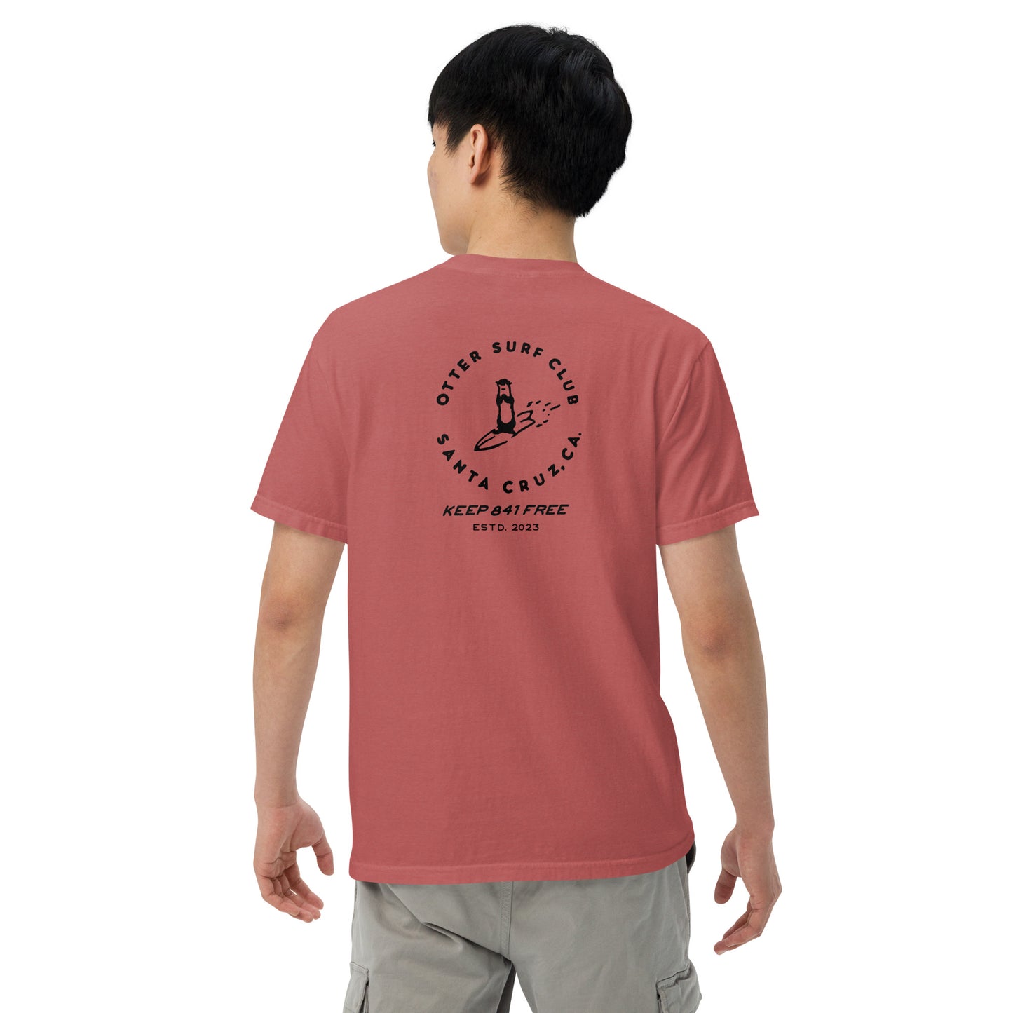 Otter 841 Surf Club garment-dyed heavyweight t-shirt