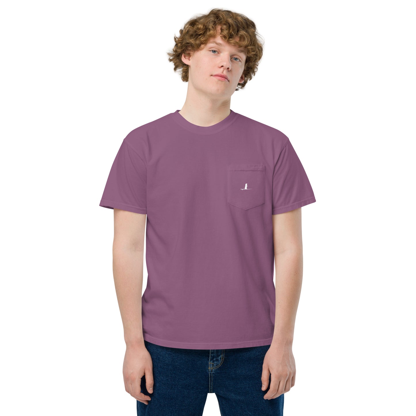 OTTER 841 Logo Unisex garment-dyed pocket t-shirt