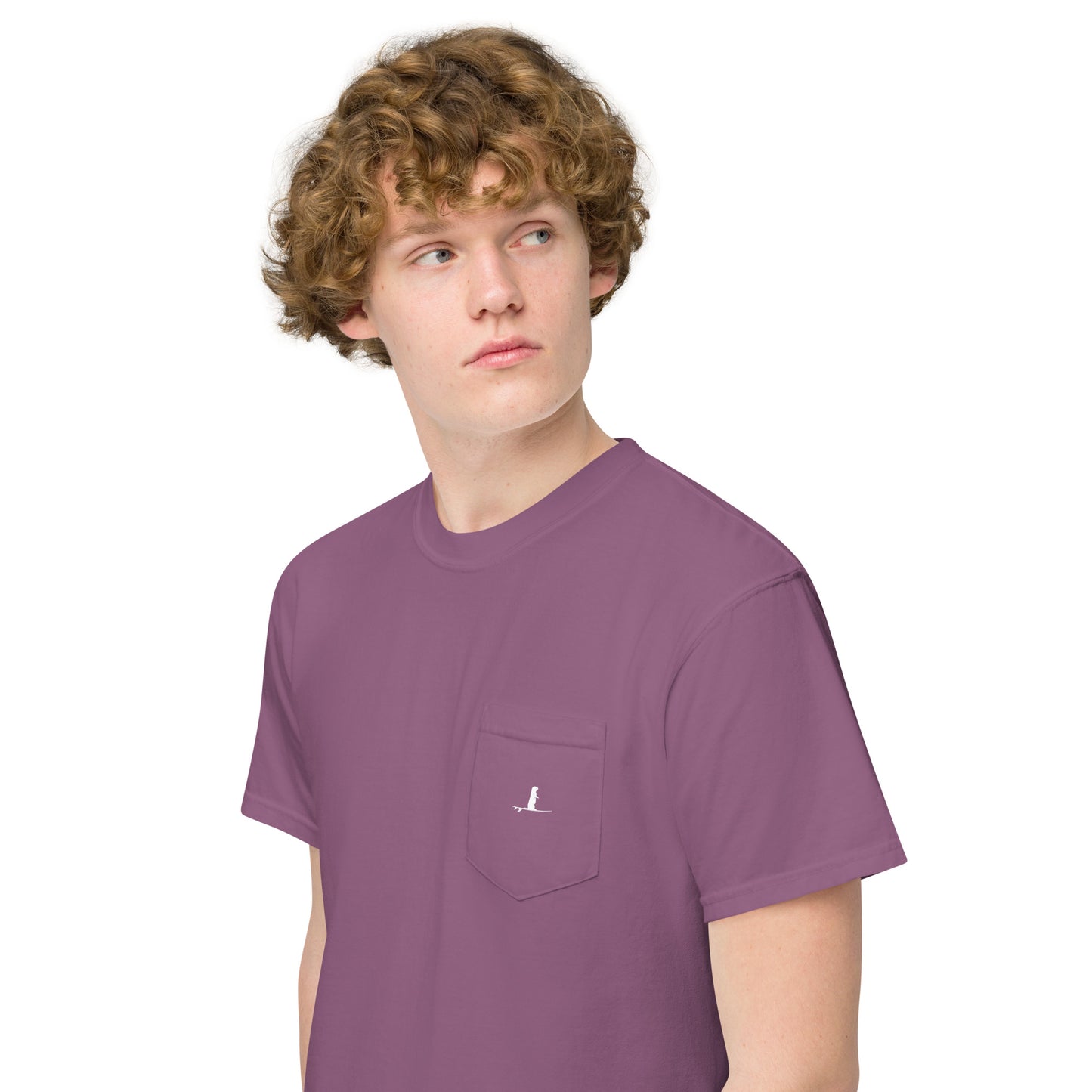 OTTER 841 Logo Unisex garment-dyed pocket t-shirt