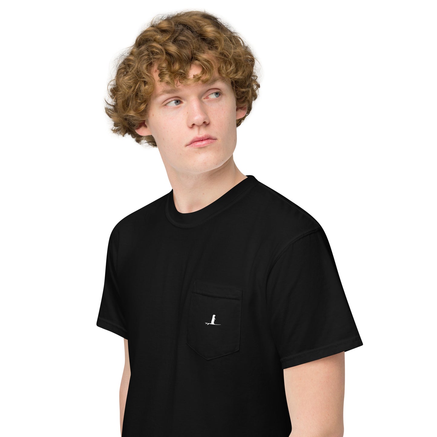 OTTER 841 Logo Unisex garment-dyed pocket t-shirt