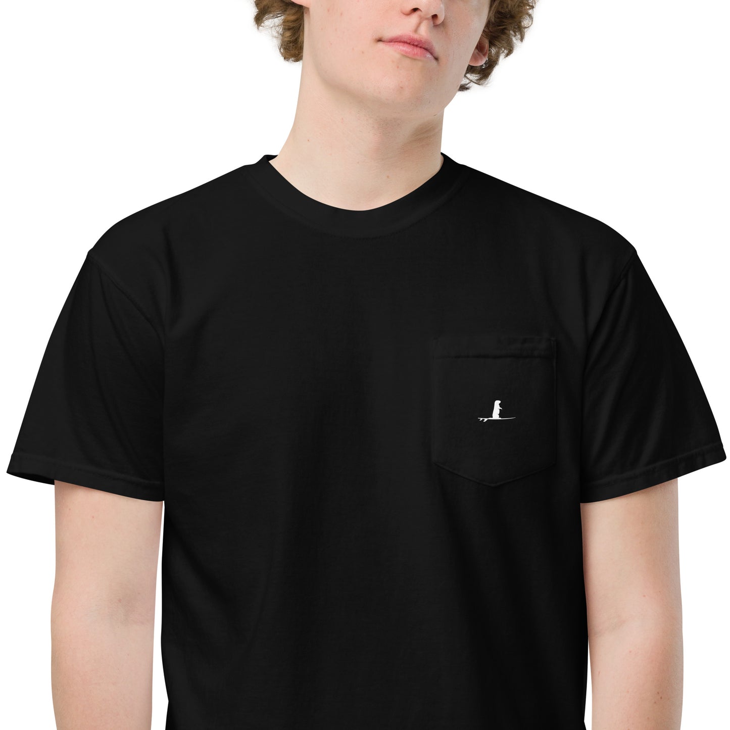 OTTER 841 Logo Unisex garment-dyed pocket t-shirt