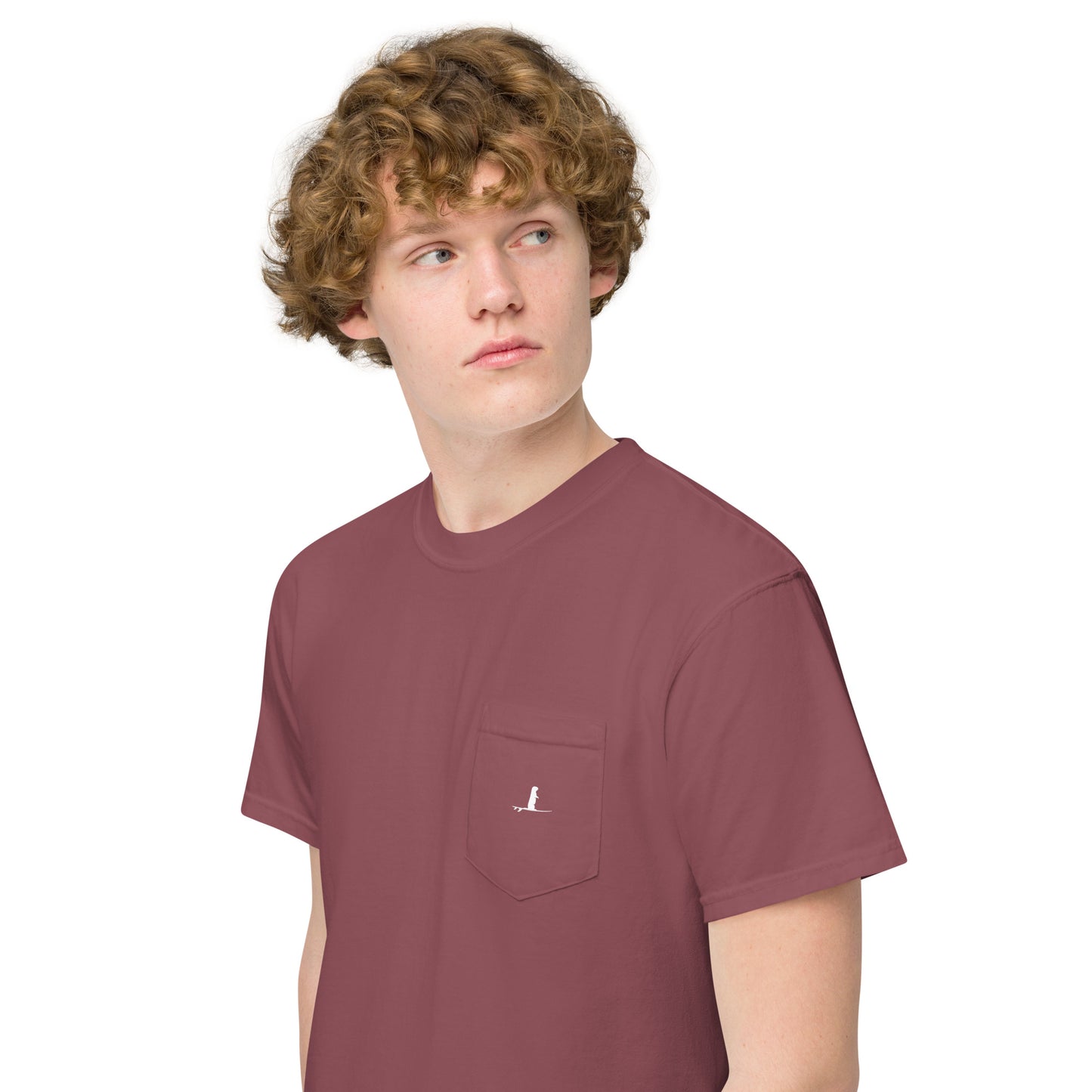 OTTER 841 Logo Unisex garment-dyed pocket t-shirt