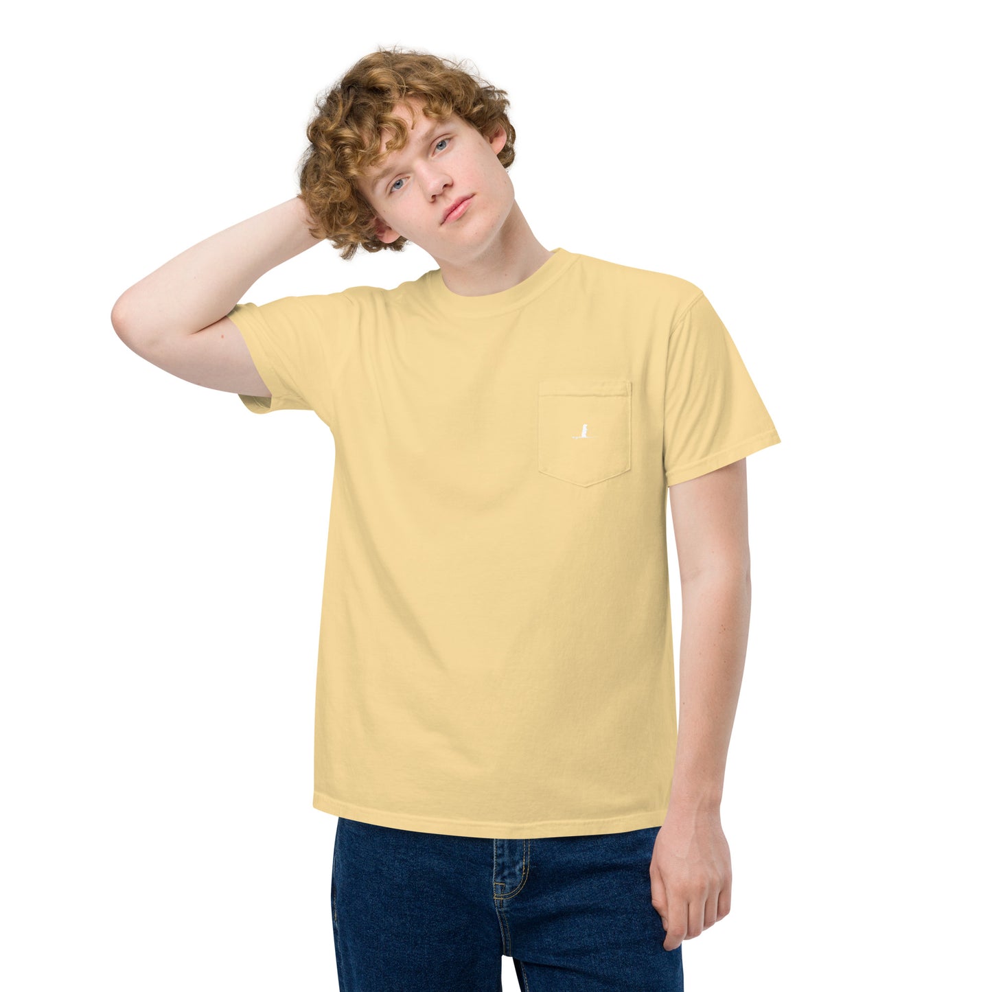 OTTER 841 Logo Unisex garment-dyed pocket t-shirt