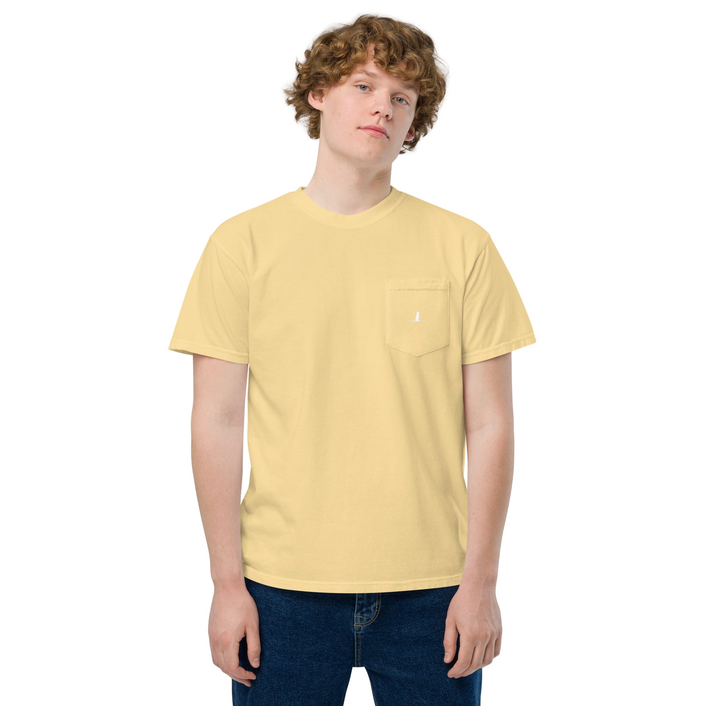 OTTER 841 Logo Unisex garment-dyed pocket t-shirt