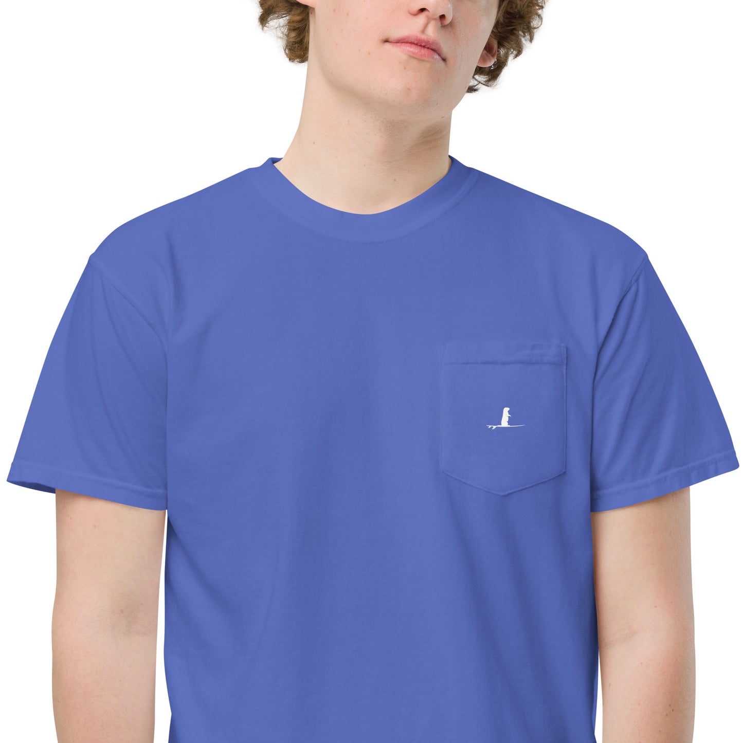 OTTER 841 Logo Unisex garment-dyed pocket t-shirt