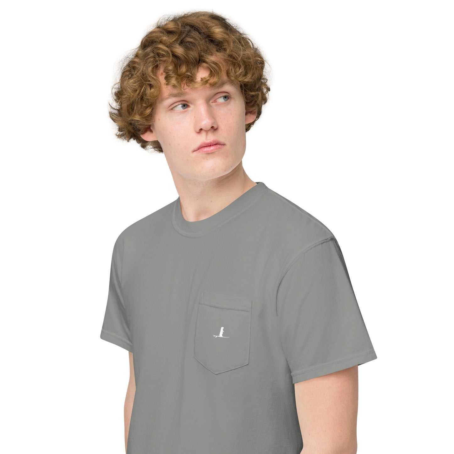 OTTER 841 Logo Unisex garment-dyed pocket t-shirt