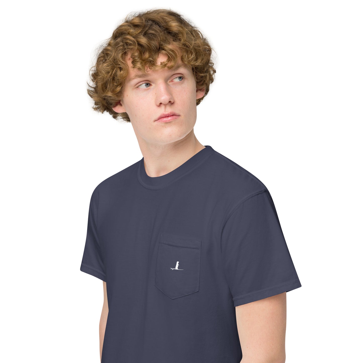 OTTER 841 Logo Unisex garment-dyed pocket t-shirt