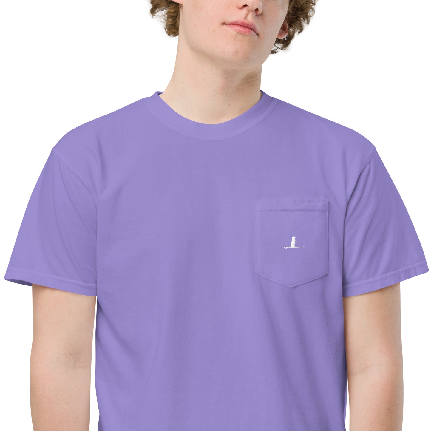 OTTER 841 Logo Unisex garment-dyed pocket t-shirt