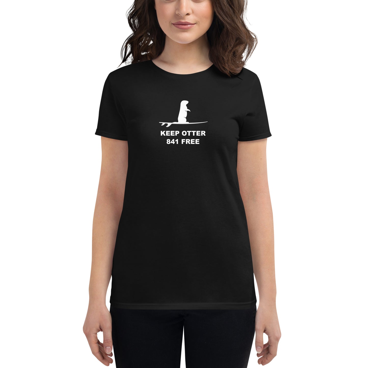 Keep Otter 841 Free Women's short sleeve t-shirt