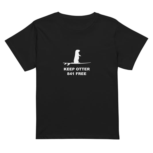 Keep Otter 841 Free Women’s high-waisted t-shirt