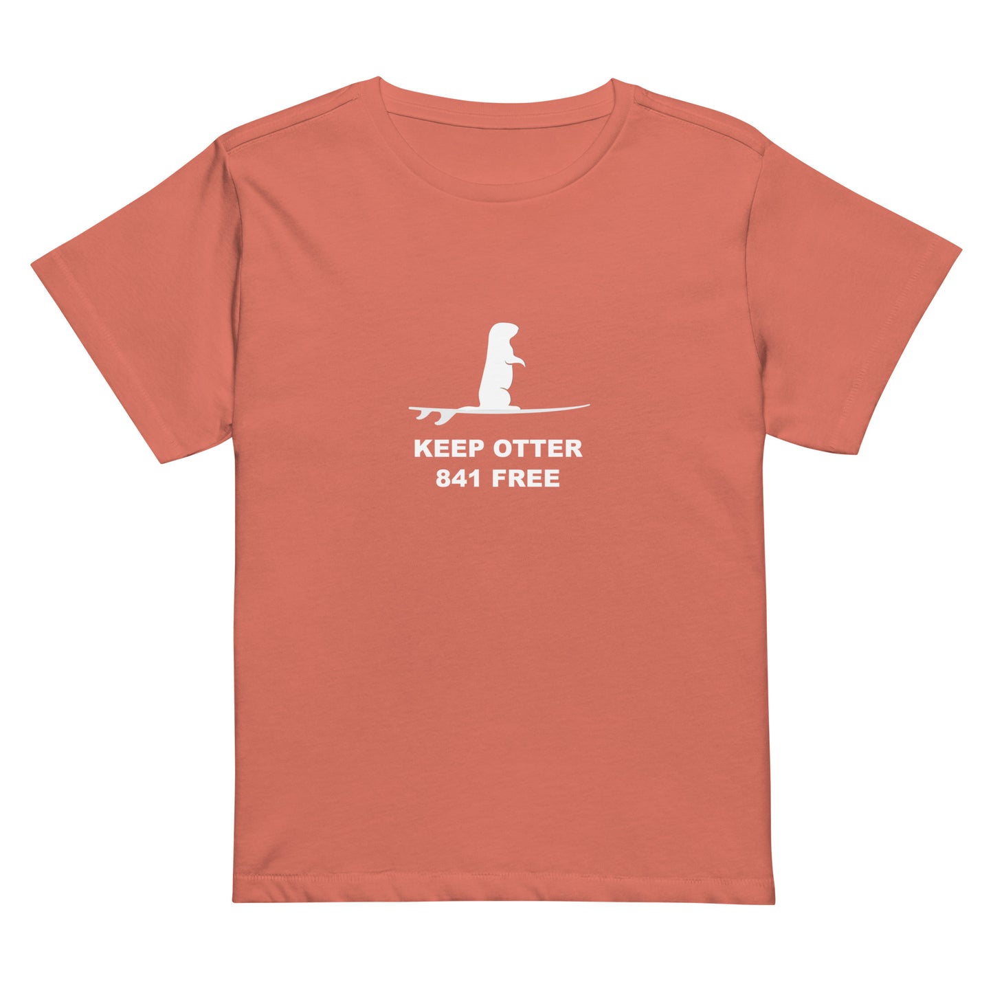 Keep Otter 841 Free Women’s high-waisted t-shirt