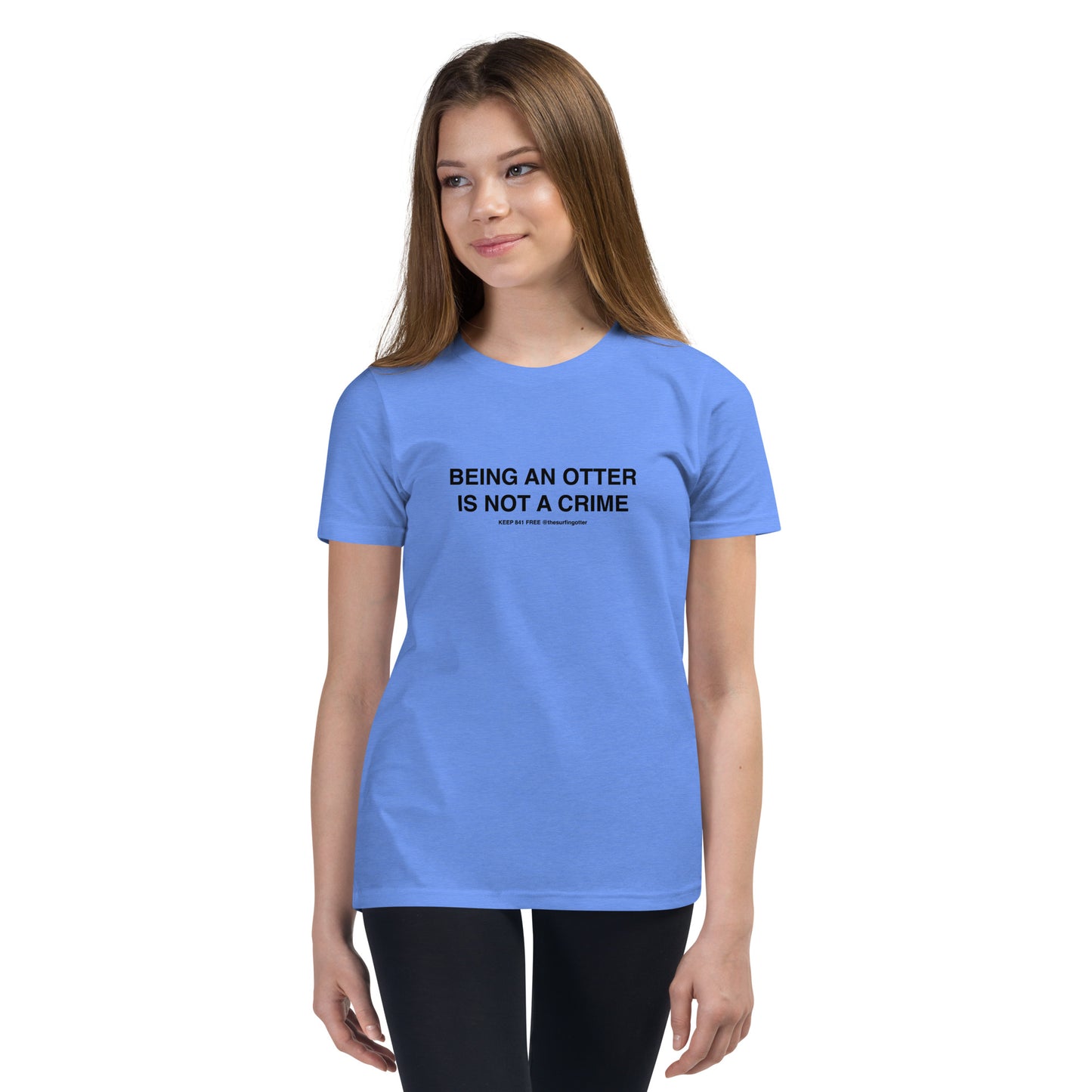 Being an otter is not a crime Youth Short Sleeve T-Shirt