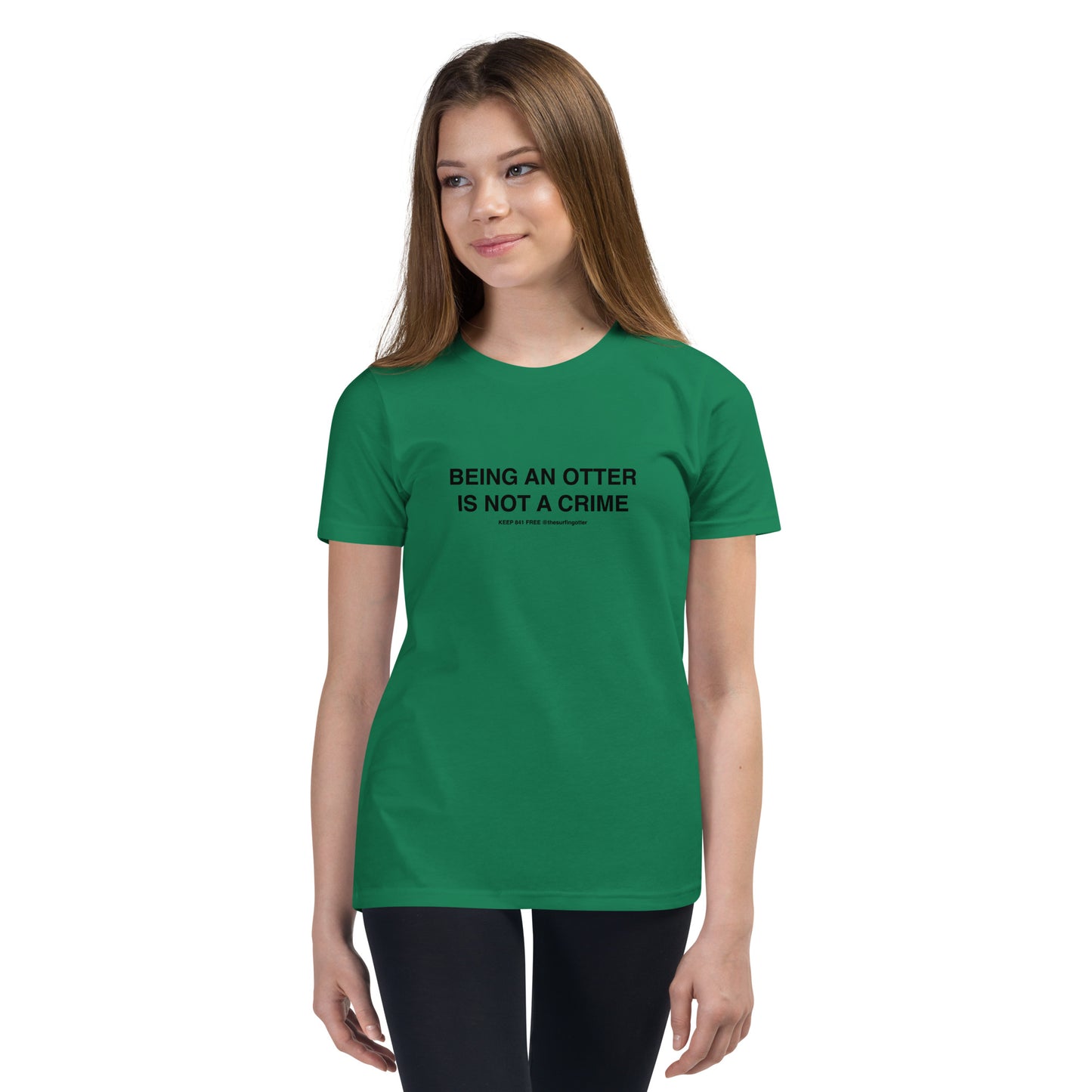 Being an otter is not a crime Youth Short Sleeve T-Shirt