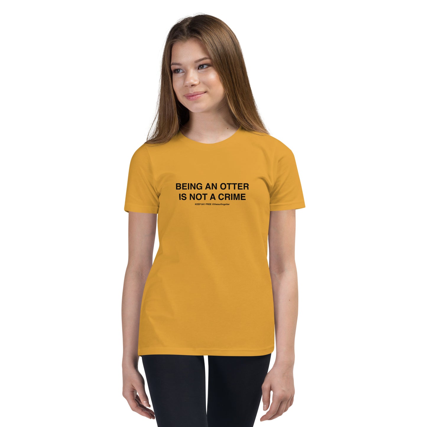 Being an otter is not a crime Youth Short Sleeve T-Shirt